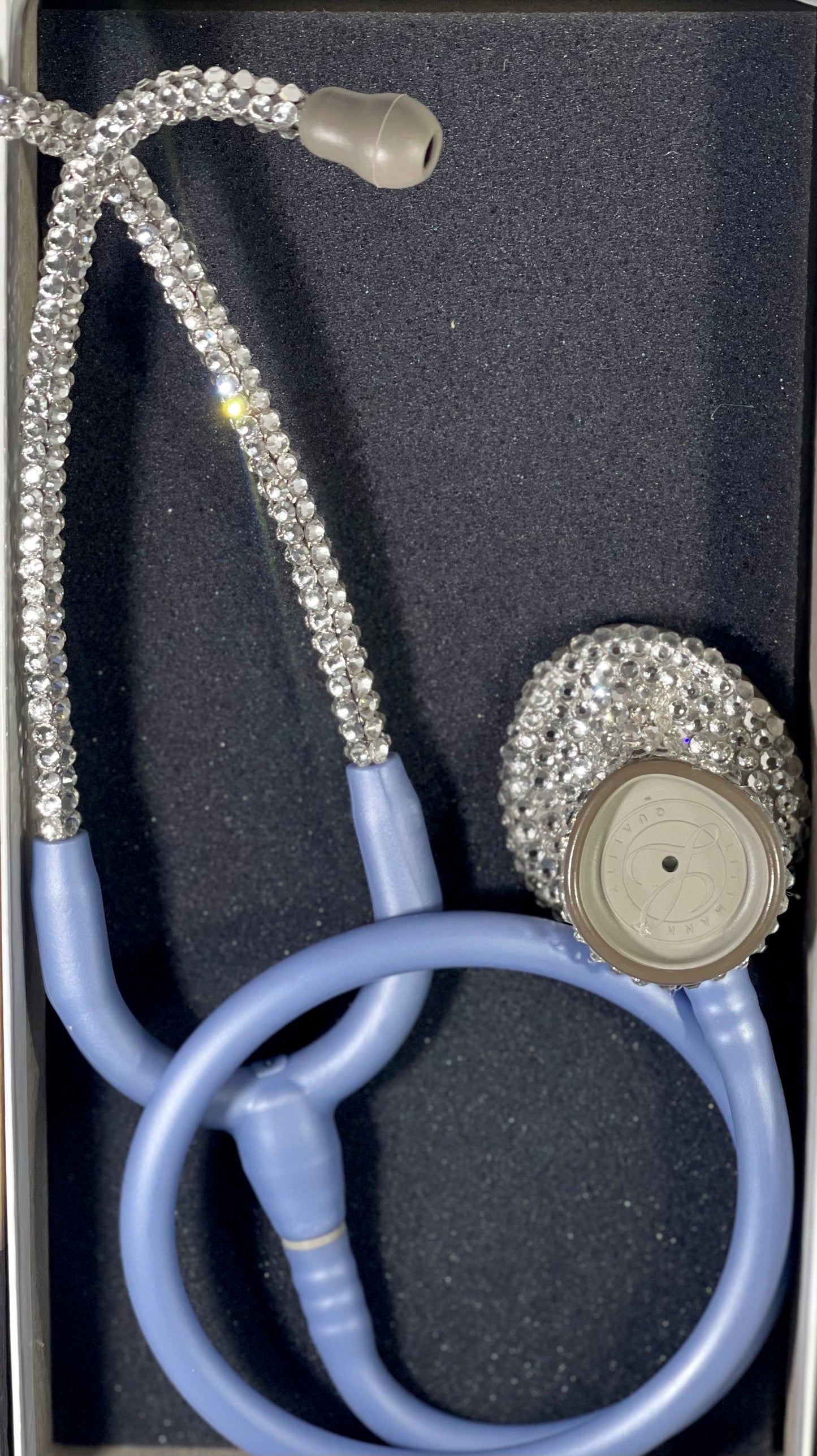 3M Littmann Lightweight II SE Bling Stethoscope – Clear Rhinestones