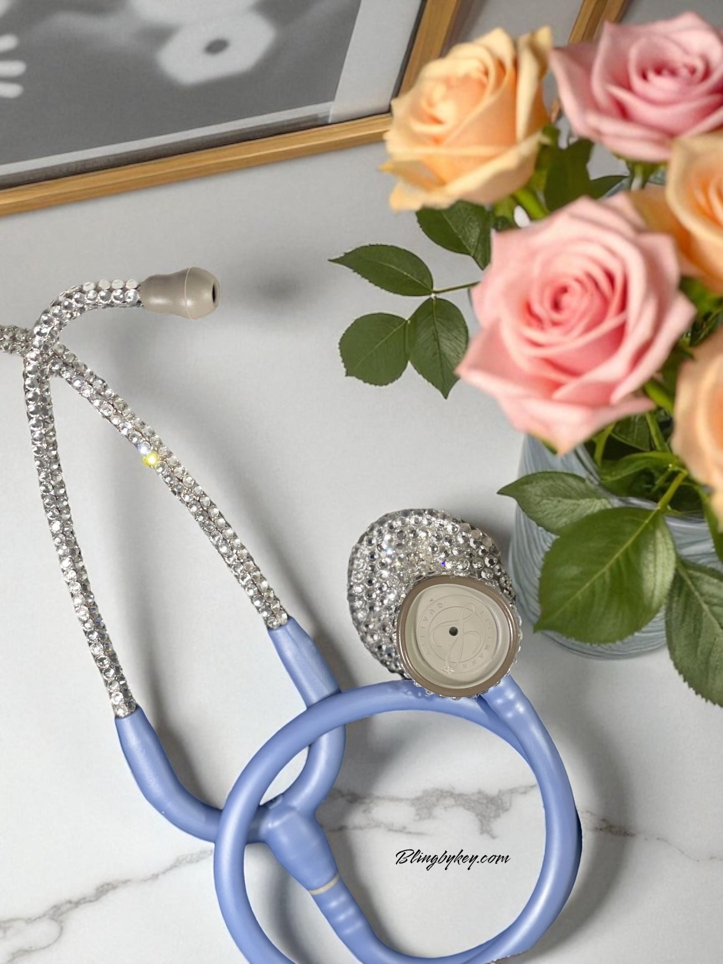 3M Littmann Lightweight II SE Bling Stethoscope – Clear Rhinestones