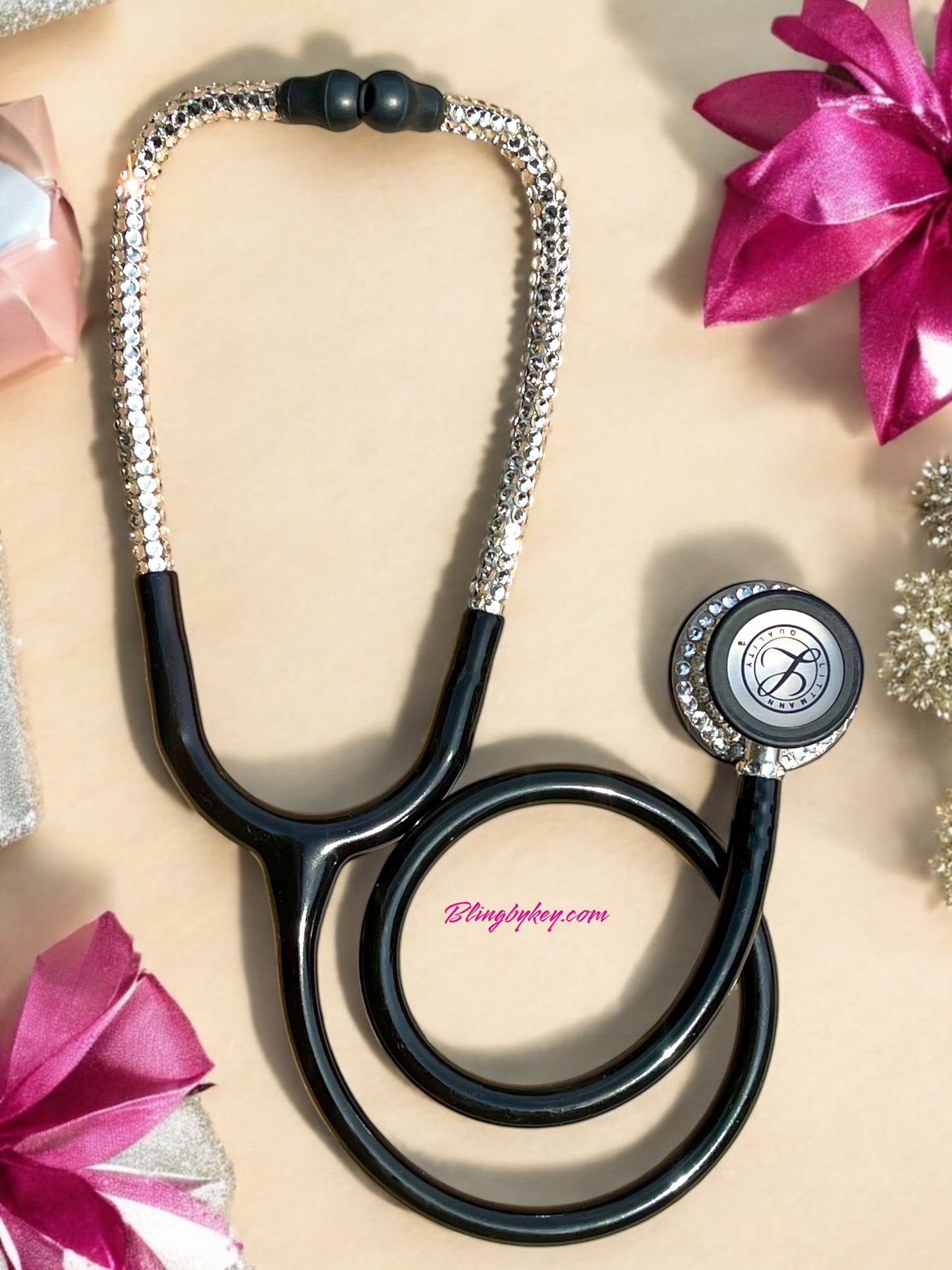 3M Littmann Classic III Bling Stethoscope – Clear Rhinestones