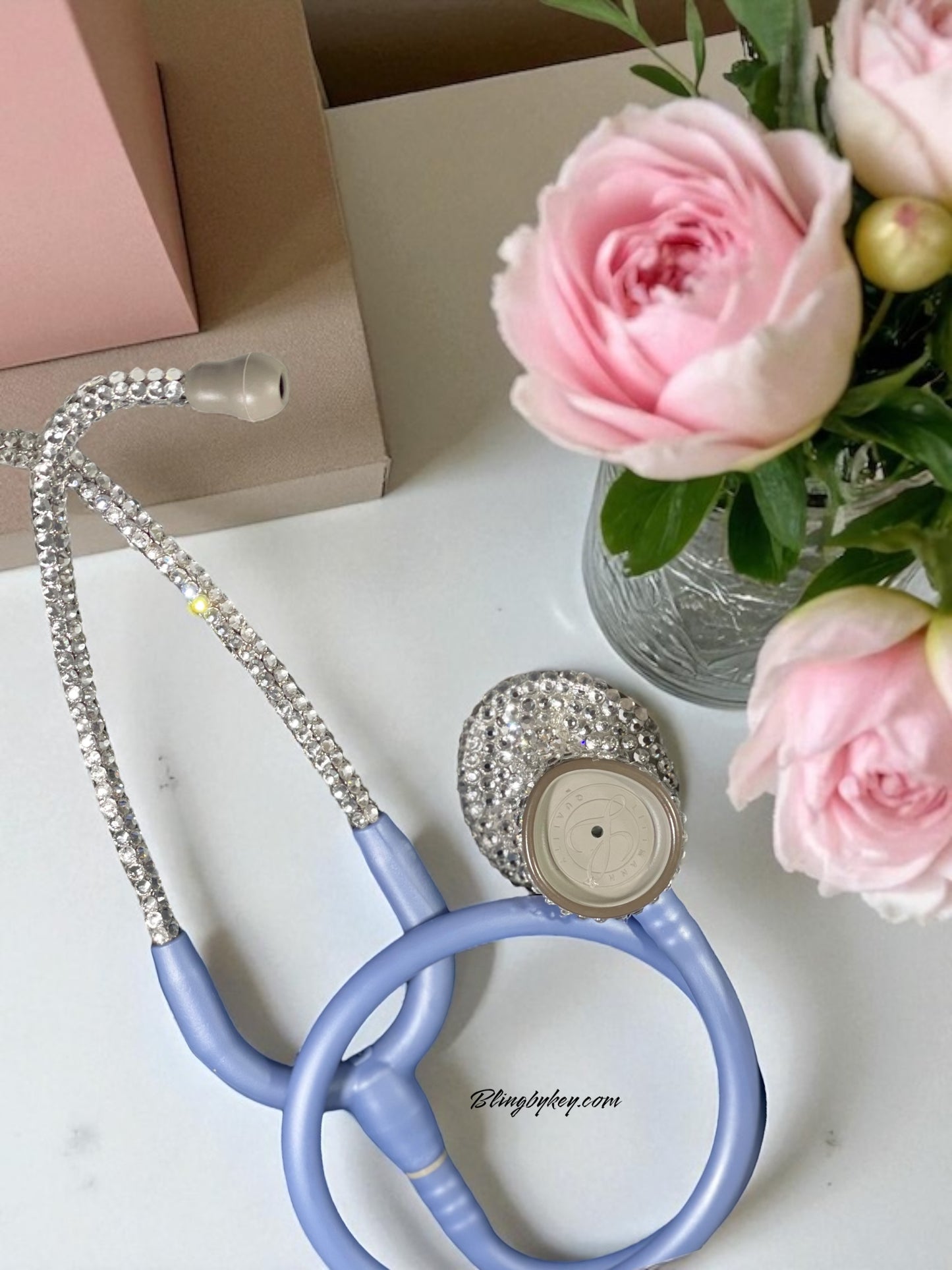 3M Littmann Lightweight II SE Bling Stethoscope – Clear Rhinestones