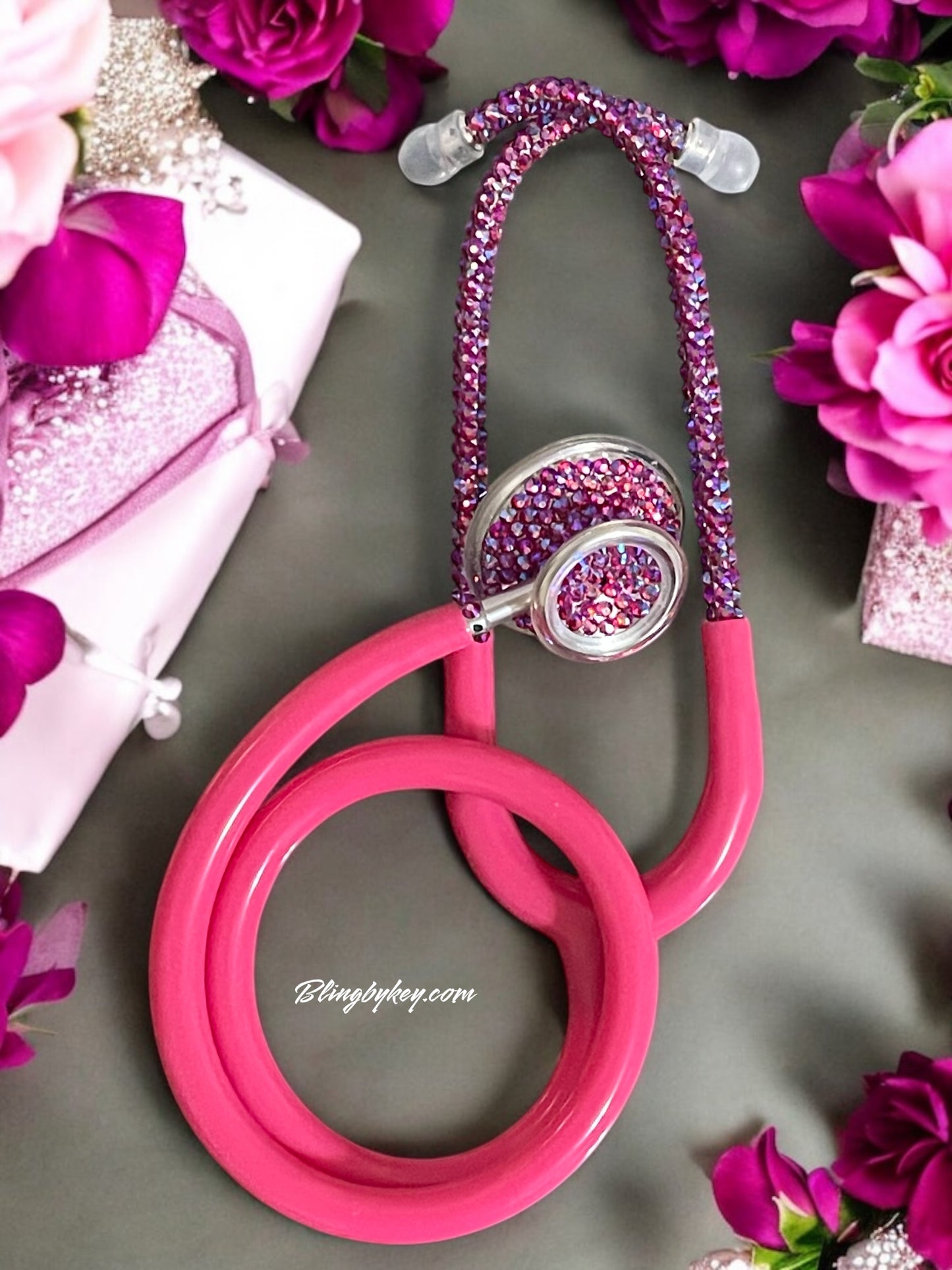 Cotton Candy Bling Stethoscope Bundle, Nurse Graduation Gift, Personalized Medical Gift Set