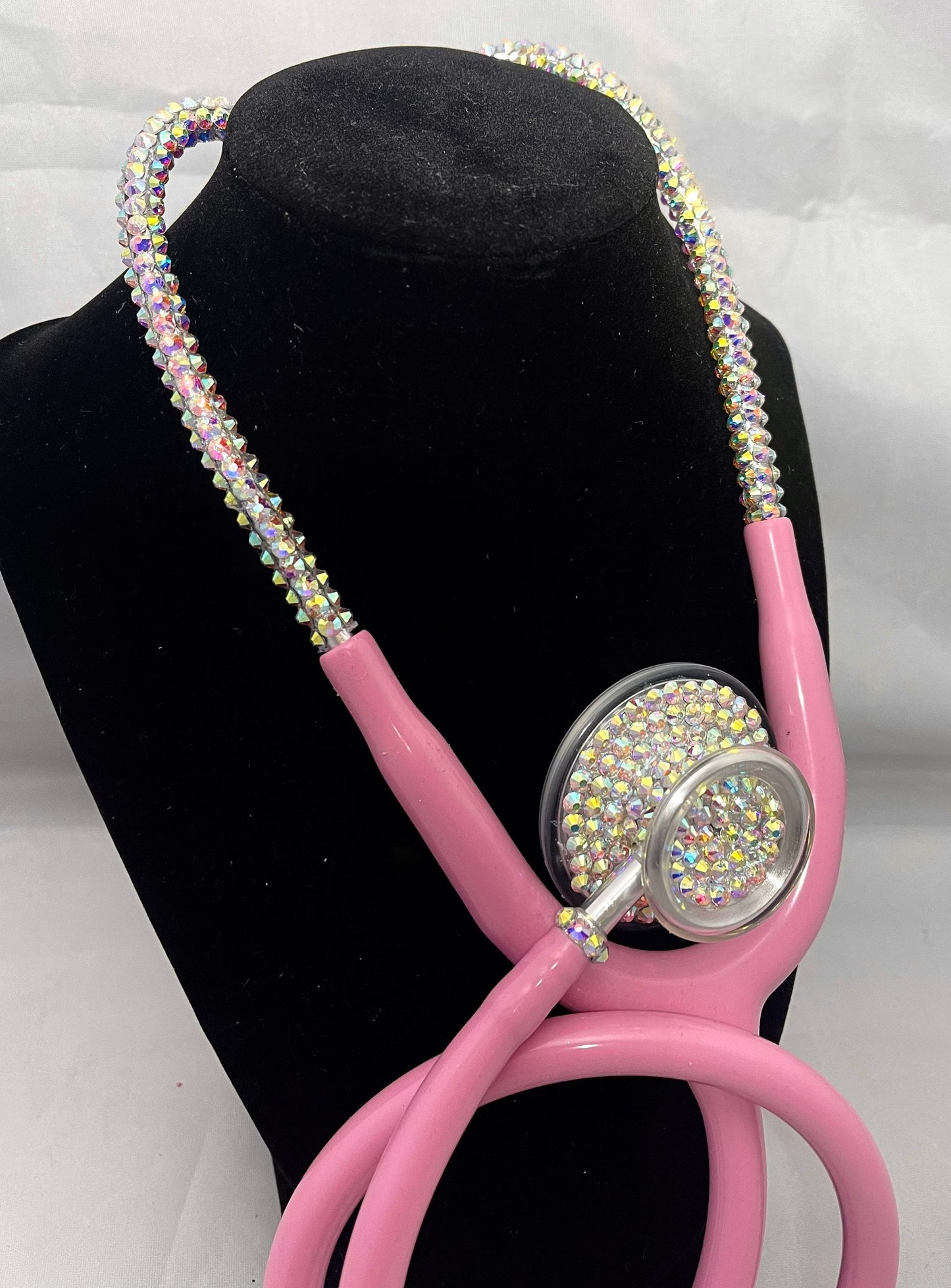 I AM Self Love | Bling Stethoscope | Iridescent Rhinestone | Custom Bedazzle | Stethoscope Case | Unique | Handmade Gift - Office & School Supplies - Bling Stethoscopes - BlingbyKey