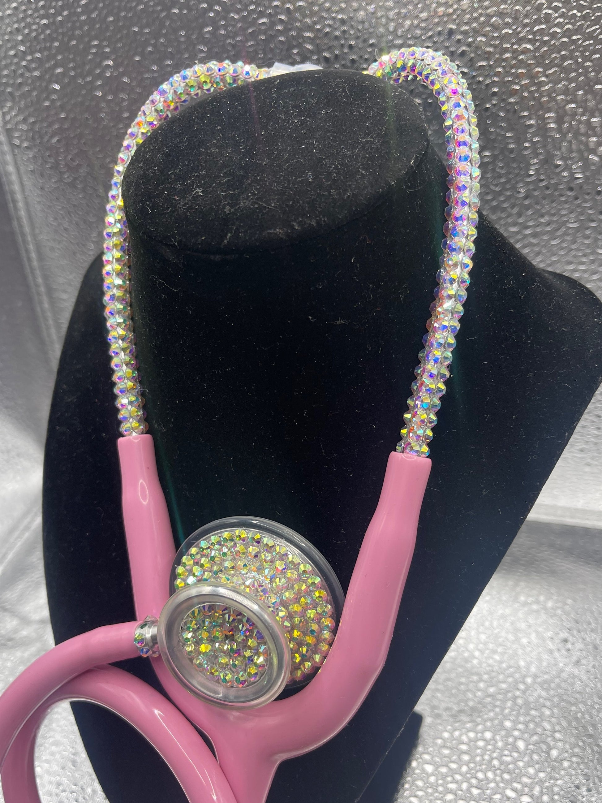 I AM Self Love | Bling Stethoscope | Iridescent Rhinestone | Custom Bedazzle | Stethoscope Case | Unique | Handmade Gift - Office & School Supplies - Bling Stethoscopes - BlingbyKey