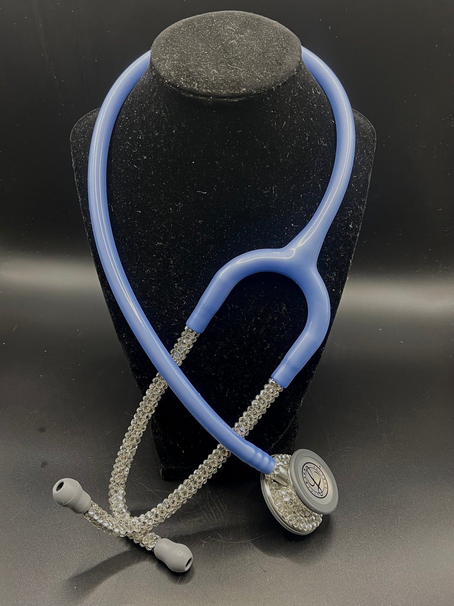 Littmann Ceil Blue, Bling Stethoscope, Beautiful & Calming Medical Tool, Thoughtful Healing Gift for Caregivers - Office & School Supplies - Bling Stethoscopes - BlingbyKey